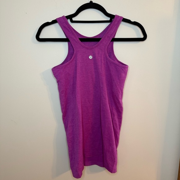LULULEMON Seamlessly Covered Tank in Heathered Ultra Violet 6 - Picture 8 of 8